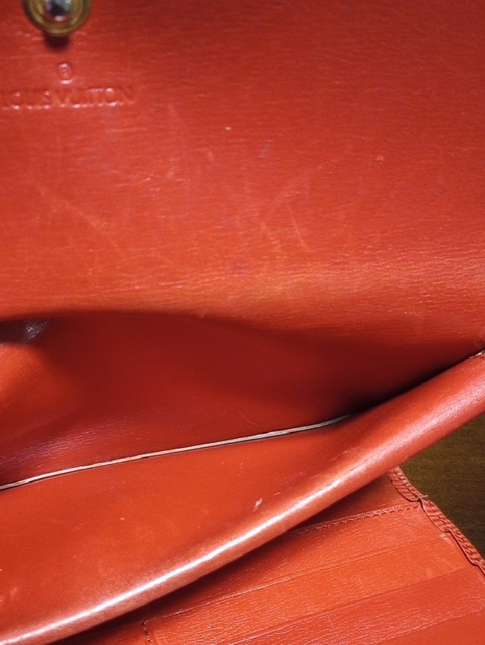 Louis Vuitton Epi Long Wallet Red - Picture 10 of 17